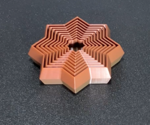 3D Printed 8 Sided Fidget Star