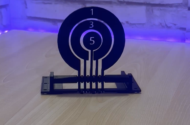 Print-In-Place Knockdown Target Spinner