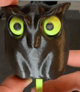 3D Printed Magic Owl - Wall Key Holder