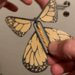 3D Printed Windup Flying Butterfly